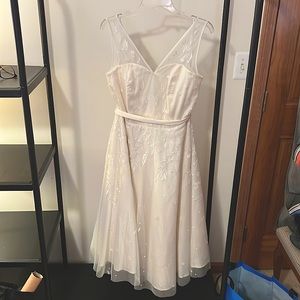 ModCloth Tea Length Wedding Dress, 1X NWT